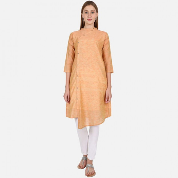 https://www.zestystyles.in/products/women-orange-solid-a-line-cotton-kurta