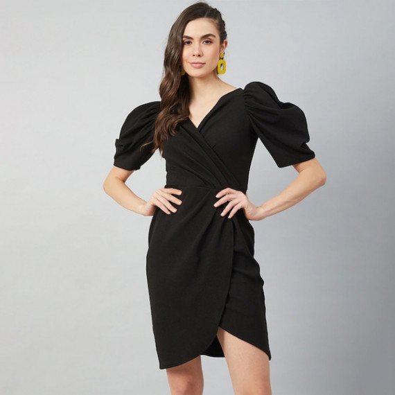 https://www.zestystyles.in/vi/products/black-wrap-dress-with-volume-sleeves