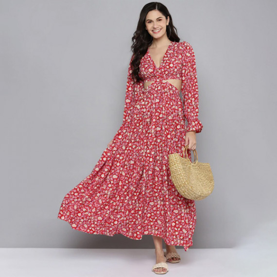 https://www.zestystyles.in/vi/products/red-beige-floral-waist-cut-out-maxi-dress