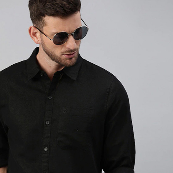 https://www.zestystyles.in/products/men-black-slim-fit-cotton-casual-shirt