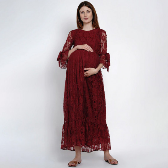 https://www.zestystyles.in/products/women-maroon-maternity-self-design-maxi-dress